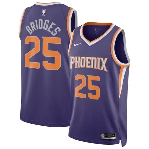 Elegante Mikal Bridges Phoenix Suns Nike Unisex Swingman Jersey Icon Edition Purple/White  para la gran final