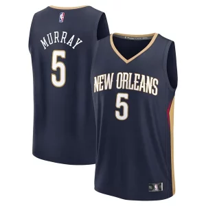 Cool Exquisito Robusto Dejounte Murray New Orleans Pelicans Youth Fast Break Replica Player Jersey Icon Edition Navy  para la gran final