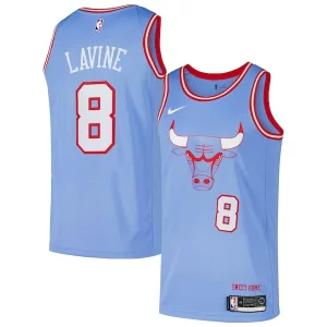 Perfecto Zach LaVine Chicago Bulls Nike Swingman Player Jersey City Edition Blue  para la gran final