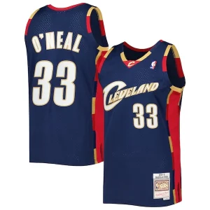 Chulo Hermoso Shaquille O'Neal Cleveland Cavaliers Hardwood Classics 2009/10 Jersey Navy  para la gran final
