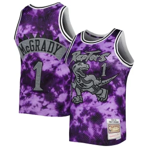 Original Atractivo Lujoso Tracy McGrady Toronto Raptors 1998/99 Galaxy Swingman Jersey Purple  para la gran final