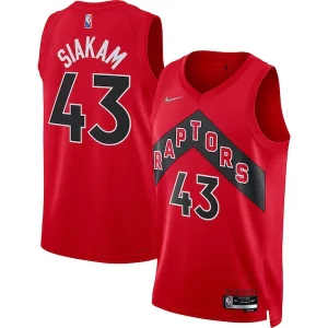 Versátil Cool Pascal Siakam Toronto Raptors Nike 2021/22 Diamond Swingman Jersey Icon Edition Red  para la gran final