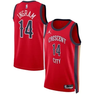 Clásico Brandon Ingram New Orleans Pelicans Jordan Brand Unisex Swingman Jersey Statement Edition Red  para la gran final