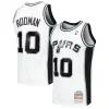 Práctico Dennis Rodman San Antonio Spurs 2001/02 Hardwood Classics Swingman Jersey White  para la gran final