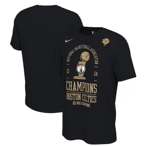 Práctico Boston Celtics Nike 18 Time NBA Finals Champions Locker Room T Shirt Black  para la gran final