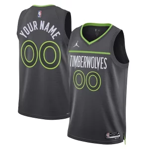Comodo Moderno Minnesota Timberwolves Jordan Brand Unisex 2022/23 Swingman Custom Jersey Statement Edition Black  para la gran final