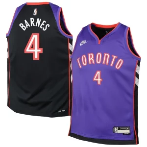 Maravilloso Robusto Scottie Barnes Toronto Raptors Nike Youth 2024/25 Swingman Jersey Purple Classic Edition  para la gran final