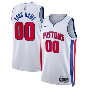 Delicioso Detroit Pistons Nike Unisex Swingman Custom Jersey White Association Edition  para la gran final
