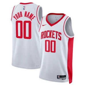 Maravilloso Fantástico Houston Rockets Nike Unisex Swingman Custom Jersey White Association Edition  para la gran final