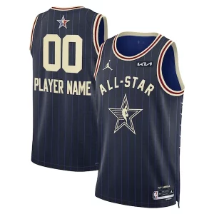 Elegante Robusto Práctico Jordan Brand Unisex 2024 NBA All Star Game Swingman Custom Jersey Navy  para la gran final
