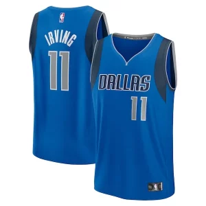 Original Resistente Cool Kyrie Irving Dallas Mavericks Youth Fast Break Replica Player Jersey Icon Edition Blue  para la gran final