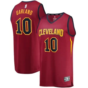 Perfecto Original Atractivo Darius Garland Cleveland Cavaliers Youth Replica Fast Break Jersey Wine Icon Edition  para la gran final