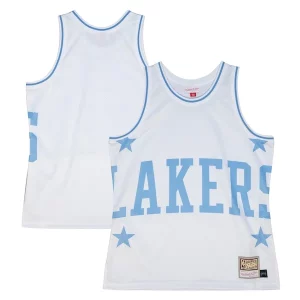 Comodo Los Angeles Lakers Hardwood Classics Blown Out Fashion Jersey White  para la gran final