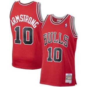 Bonito Exquisito B. J. Armstrong Chicago Bulls 2001/02 Hardwood Classics Swingman Jersey Red  para la gran final