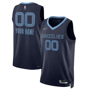 Estupendo Fácil de llevar Moderno Memphis Grizzlies Nike 2021/22 Diamond Swingman Custom Jersey Icon Edition Navy  para la gran final