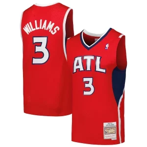 Versátil Lou Williams Atlanta Hawks 2001/02 Hardwood Classics Swingman Jersey Red  para la gran final