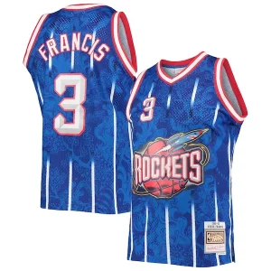 Genial Steve Francis Houston Rockets Hardwood Classics 1999/00 Lunar New Year Swingman Jersey Blue  para la gran final