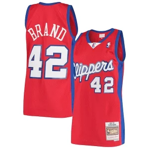 Bonito Encantador Elton Brand LA Clippers Hardwood Classics Swingman Jersey Red  para la gran final