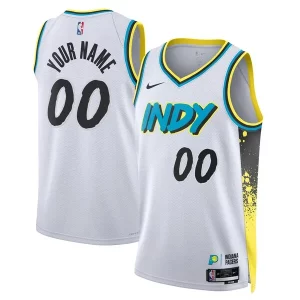 Fácil de llevar Perfecto Indiana Pacers Nike Unisex 2024/25 Custom Swingman Jersey City Edition White  para la gran final