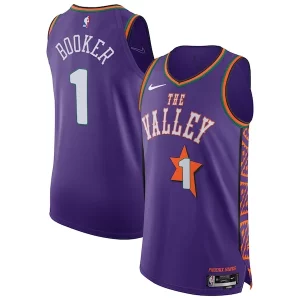 Duradero Devin Booker Phoenix Suns Nike 2024/25 Authentic Player Jersey City Edition Purple  para la gran final