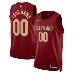 Estupendo Chulo Cleveland Cavaliers Nike Unisex Swingman Custom Jersey Burgundy Icon Edition  para la gran final