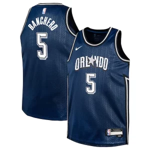 Original Robusto Paolo Banchero Orlando Magic Nike Youth Swingman Replica Jersey City Edition Navy  para la gran final