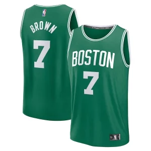 Ideal Jaylen Brown Boston Celtics Fast Break Replica Player Jersey Icon Edition Kelly Green  para la gran final
