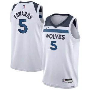 Chulo Anthony Edwards Minnesota Timberwolves Nike Youth Swingman Jersey Association Edition White  para la gran final