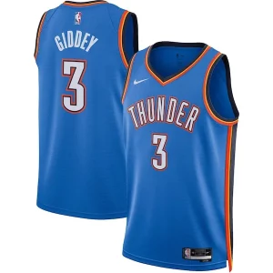 Genial Ideal Josh Giddey Oklahoma City Thunder Nike Unisex Swingman Jersey Icon Edition Blue  para la gran final