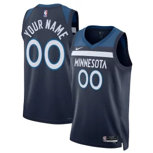 Increíble Minnesota Timberwolves Nike Unisex Swingman Custom Jersey Navy Icon Edition  para la gran final