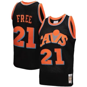Ideal Increíble Cleveland Cavaliers 1984 85 Hardwood Classics World B. Free Reload 3.0 Swingman Jersey Black  para la gran final