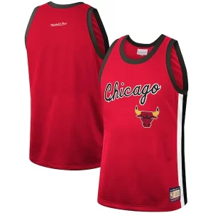 Bonito Chicago Bulls Hardwood Classics Team Heritage Fashion Jersey Red  para la gran final