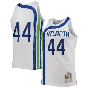 Clásico Chulo Pete Maravich Atlanta Hawks 1970/71 Hardwood Classics Swingman Jersey White  para la gran final