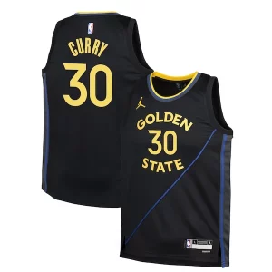 Cool Práctico Original Stephen Curry Golden State Warriors Jordan Brand Youth Swingman Jersey Statement Edition Navy  para la gran final