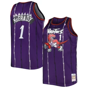Cool Único Tracy McGrady Toronto Raptors Big & Tall Hardwood Classics 1998/99 Swingman Jersey Purple  para la gran final