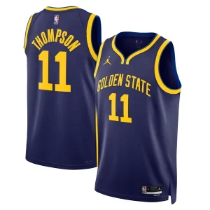 Único Comodo Fantástico Klay Thompson Golden State Warriors Jordan Brand Unisex Swingman Jersey Statement Edition Navy  para la gran final