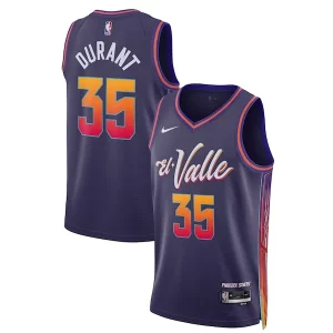 Versátil Único Kevin Durant Phoenix Suns Nike Unisex 2023/24 Swingman Jersey Purple City Edition  para la gran final