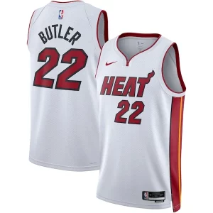 Perfecto Práctico Jimmy Butler Miami Heat Nike Unisex Swingman Jersey Association Edition White  para la gran final