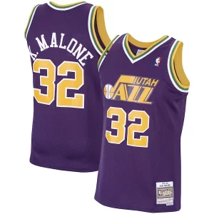 Magnífico Resistente Cool Karl Malone Utah Jazz 1991/92 Hardwood Classics Swingman Jersey Purple  para la gran final