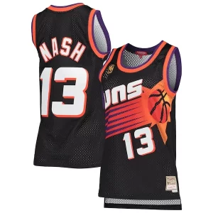 Único Moderno Steve Nash Phoenix Suns Women's Hardwood Classics Swingman Jersey Black  para la gran final