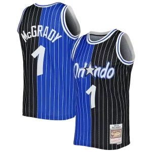 Versátil Duradero Tracy McGrady Orlando Magic Hardwood Classics 2003/04 Split Swingman Jersey Blue/Black  para la gran final