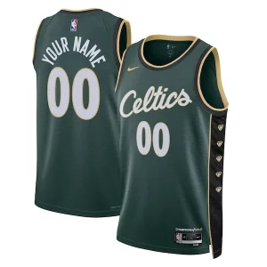Estupendo Boston Celtics Nike Unisex 2022/23 Swingman Custom Jersey City Edition Kelly Green  para la gran final
