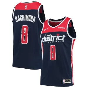 Magnífico Rui Hachimura Washington Wizards Nike Swingman Player Jersey Icon Edition Navy  para la gran final