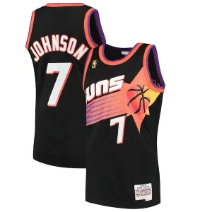 Perfecto Original Único Kevin Johnson Phoenix Suns 1996/97 Hardwood Classics Swingman Jersey Black  para la gran final
