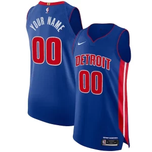 Duradero Original Detroit Pistons Nike Authentic Custom Jersey Blue Icon Edition  para la gran final