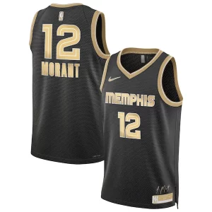 Perfecto Ja Morant Memphis Grizzlies Nike Unisex Select Series Swingman Jersey Black  para la gran final