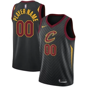 Encantador Cleveland Cavaliers Nike Swingman Custom Jersey Black Statement Edition  para la gran final