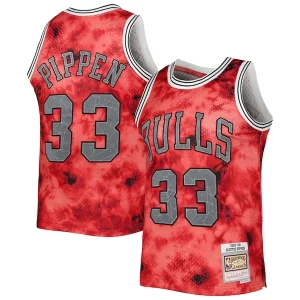 Delicioso Chulo Bonito Scottie Pippen Chicago Bulls 1997/98 Galaxy Swingman Jersey Red  para la gran final