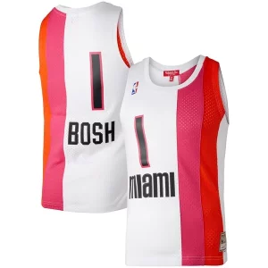 Único Hermoso Chris Bosh Miami Heat Women's Hardwood Classics 2011/12 Swingman Jersey White  para la gran final