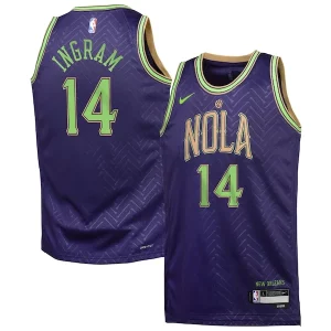 Bonito Duradero Brandon Ingram New Orleans Pelicans Nike Youth 2024/25 Swingman Player Jersey City Edition Purple  para la gran final